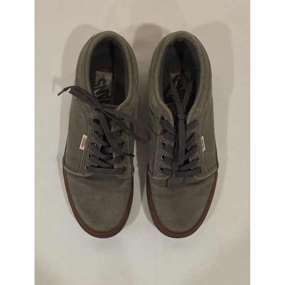 Vans Chukka Lows Grey Skateboard Shoes. Size 8.5 - Picture 1 of 10